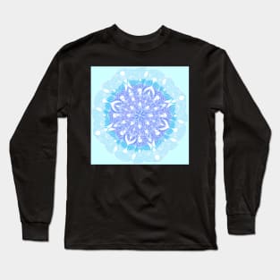 Dreamy Pastel Mandalas - Intricate Digital Illustration - Colorful Vibrant and Eye-catching Design for printing on t-shirts, wall art, pillows, phone cases, mugs, tote bags, notebooks and more Long Sleeve T-Shirt